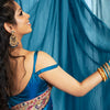 Metallic Accents Add Glamour to Festive Sarees