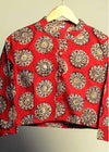 Crop Top Stitched Blouse Pure Cotton Handblock Printed