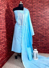 Linen Embroidered Suit