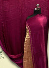 Plain Modal Silk Saree