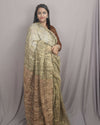 Silkmark Enigmatic Ghicha Tussar Silk Beige Saree