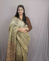 Silkmark Enigmatic Ghicha Tussar Silk Beige Saree