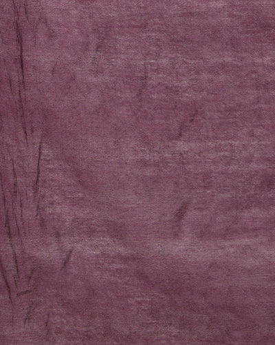 Whispering Chanderi Silk Wine Saree