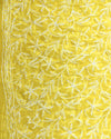 Tepchi Handwork Georgette Work Yellow Saree
