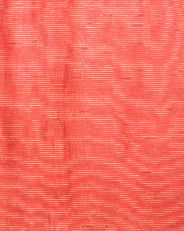 Handdyed Katan Silk Red & Green Contrast Suit