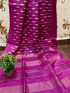 Dazzling Eri Tussar Silk Embroidered Pink Saree
