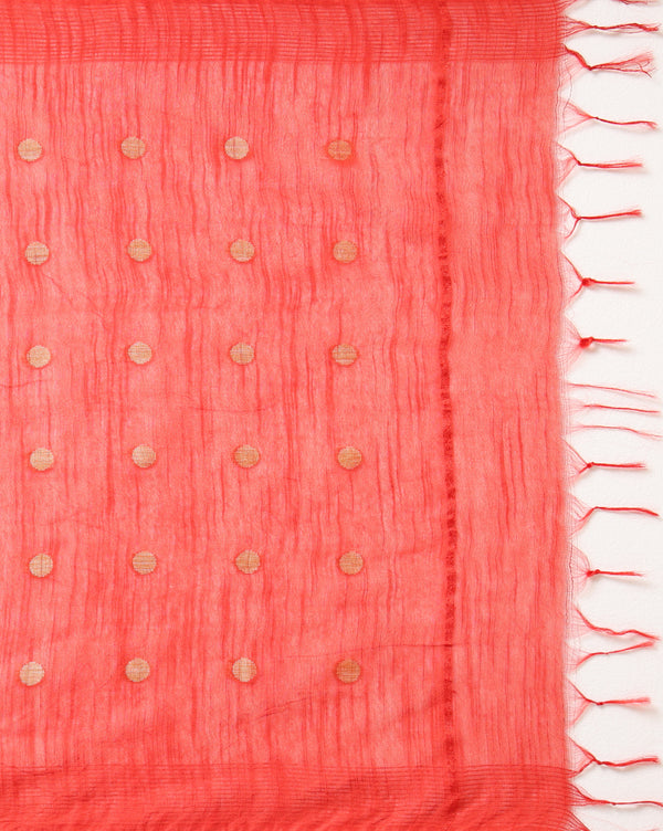 Katan Silk Reflective Handcrafted Red Suit