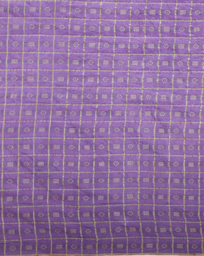 Katan Silk Enigmatic Handcrafted Purple Suit