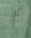 Forest Cotton Kota Doria Green Saree Handcrafted