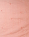 Brilliant Kota Doria Pink Suit (T+B+D) Material Embroidered
