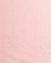 Playful Kota Doria Cotton Bel Embroidery Pink Saree Handdyed