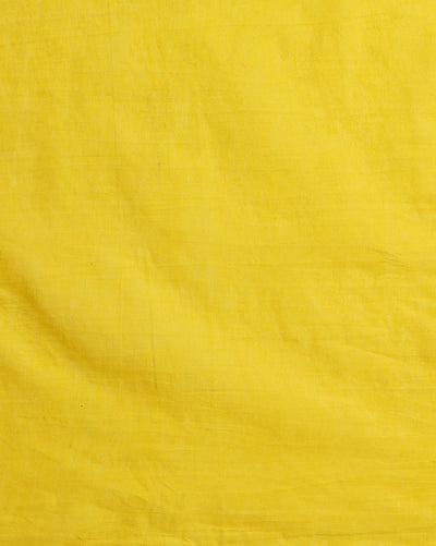 Poetic Eri Tussar Silk Embroidered Yellow Saree