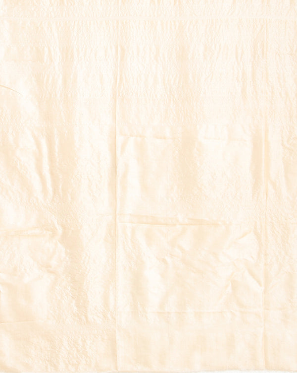 Silkmark Tussar Beige Top Katan Silk Brown Dupatta