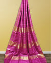 Silkmark Ghicha Tussar Silk Pink Saree