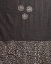 Adorable Khadi Cotton Wax Batik Hand Dyed Black Suit