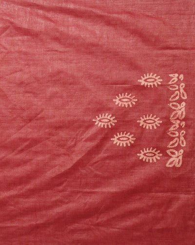 Khadi Cotton Wax Batik Hand Dyed Green Suit