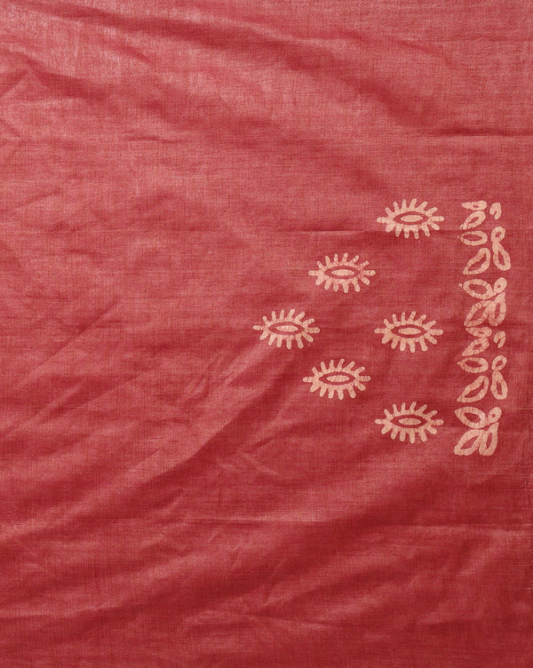 Khadi Cotton Wax Batik Hand Dyed Green Suit