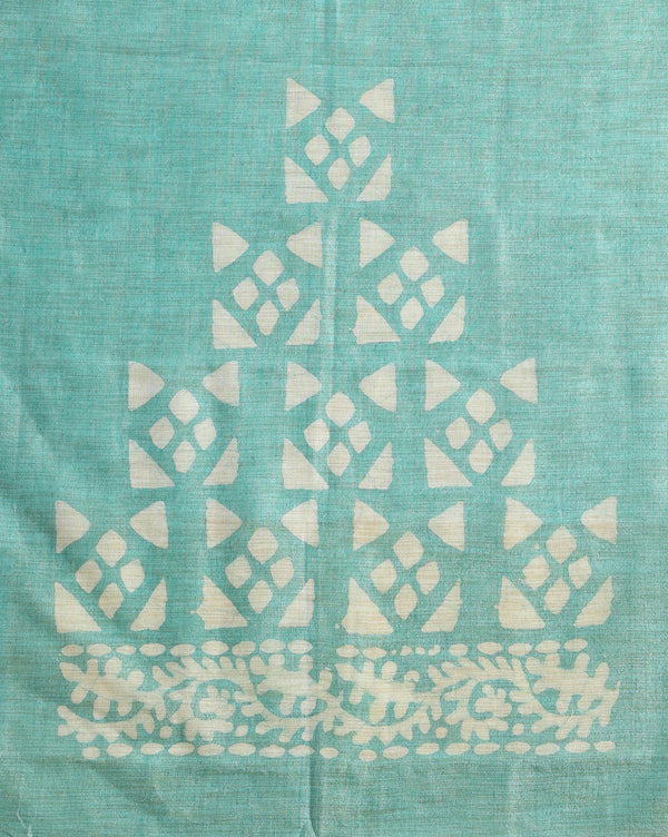 Alluring Khadi Cotton Wax Batik Hand Dyed orange Suit