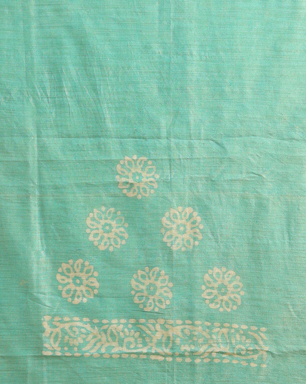 Timeless Khadi Cotton Wax Batik Hand Dyed Blue Suit