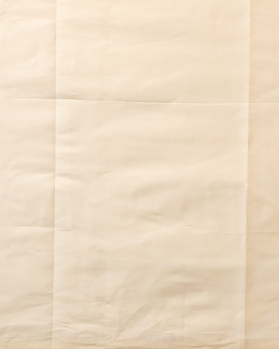 Surreal Kota Doria Brown Blockprinted Suit (Top+Dupatta+Bottom)