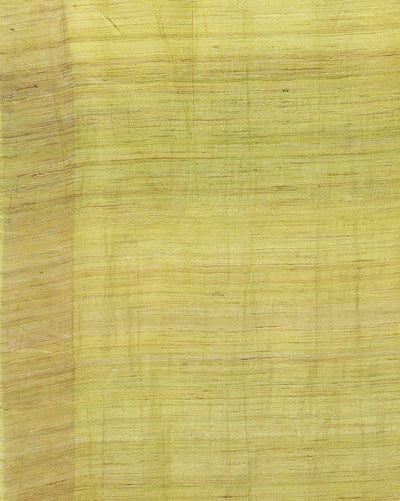 Silkmark Ghicha Tussar Scintillating Black & Yellow Saree