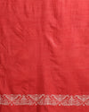 Katan Silk Blushing Blockprint Red Suit