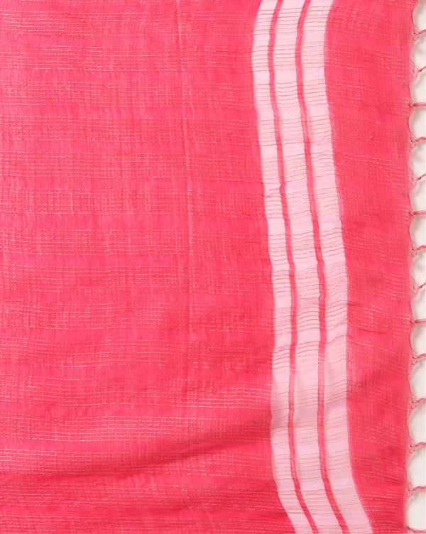 Katan Silk Dynamic Handcrafted Pink Suit