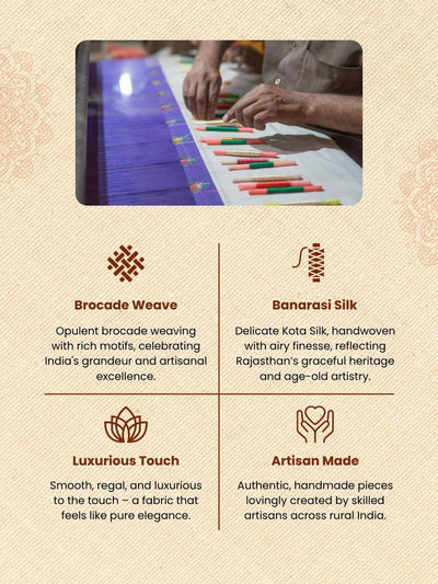 Radiating Banarasi Silk Linen Gray Handloom Saree