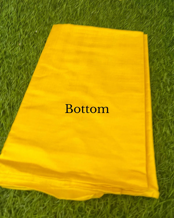 Indiehaat | Katan Silk Purple Suit Piece Top+Bottom+Dupatta