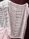 Indiehaat | Pink Georgette Chikankari Saree | Lucknowi