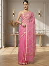 Pankhudi Gota Patti Pink Kota Cotton Saree