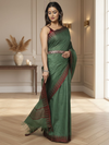 DyeLoom Kota Silk Jacquard Saree Green