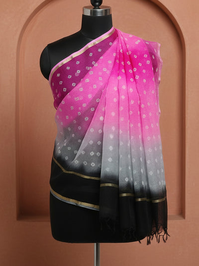 Dye & Drape Pure Silk Kota Radiant Multicolor Dupatta