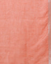 Graceful Pure Linen Embroidered Handloom Orange Saree