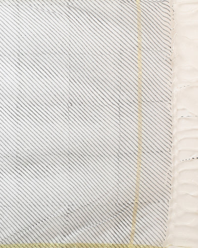 Lehariya Kota Doria White & Black Suit (Top+Dupatta+Bottom)