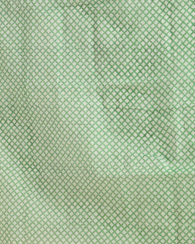 Lehariya Kota Doria Green Suit (Top+Dupatta+Bottom)