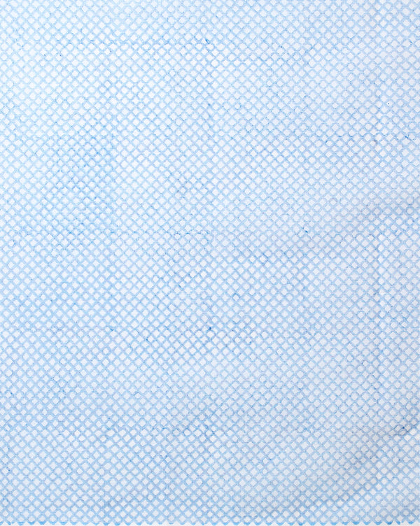 Lehariya Kota Doria Blue Suit (Top+Dupatta+Bottom)