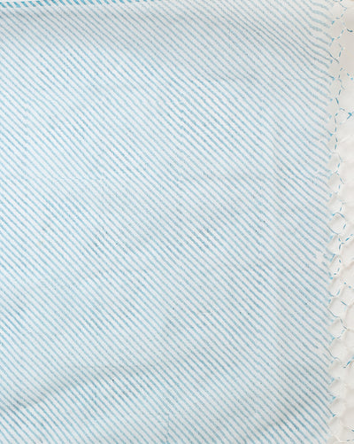 Lehariya Kota Doria Light Blue Suit (Top+Dupatta+Bottom)