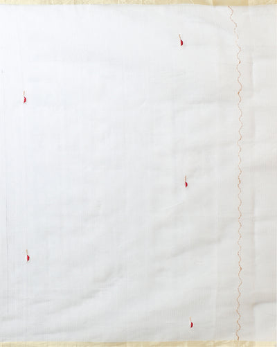 Embroidered Graceful Kota Doria Gray Suit (Top+Dupatta)