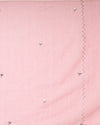 Embroidered Lustrous Kota Doria Pink Suit (Top+Dupatta)