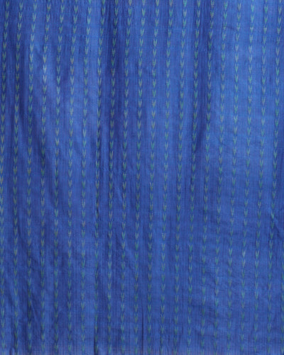 Abstract Katan Silk Tie Dyed Yellow & Blue Suit