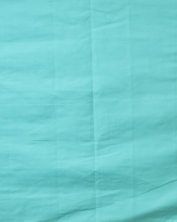 Embroidered Poised Kota Doria Suit Blue (Top+Dupatta+Bottom)