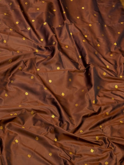 Rajdhara Handloom Paithani Silk Saree Rich Brown