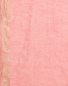 Banarasi Silk Linen Pink Handloom Saree