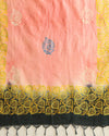 Katan Silk Precious Blockprint Pink Suit