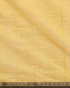 Quaint Pure Maheshwari Silk Handloom Saree Yellow & Green