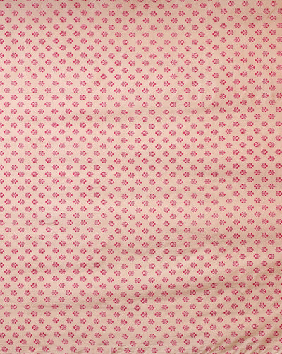 Katan Silk Intricate Blockprint Beige Suit