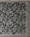 Pure Cotton Kota Doria Saree Black Jaal Embroidery