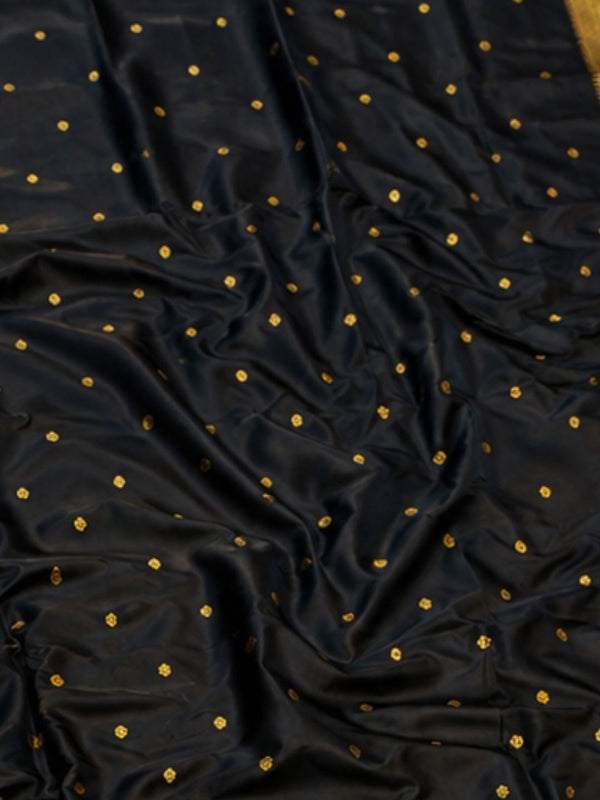 Rajdhara Handloom Paithani Silk Saree Classic Black