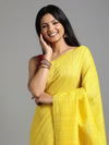 Silkmark Ghicha Tussar Radiating Yellow Saree